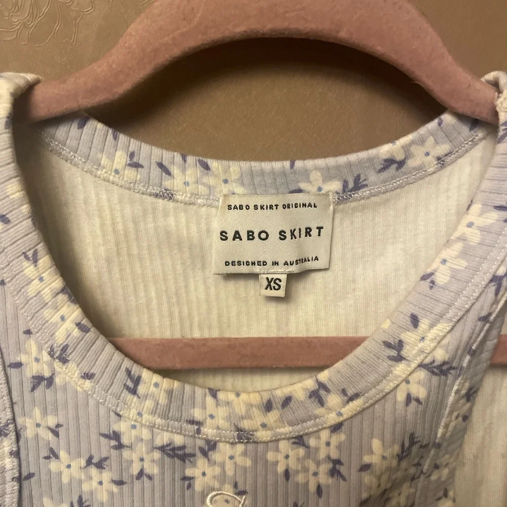 Sandro Blue Floral Dress - Picture 3 of 3